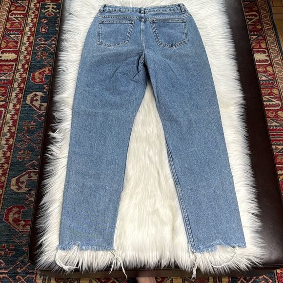 ASOS Distressed High Rise Mom Jeans - Picture 4 of 6